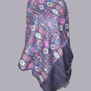 Elegant Digital Print Woolen Shawl-0002