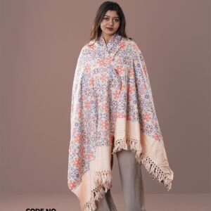 Elegant Digital Print Woolen Shawl-0009
