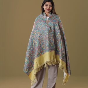 Elegant Digital Print Woolen Shawl-0046