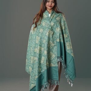 Elegant Digital Print Woolen Shawl-0076