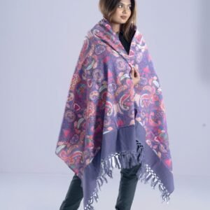 Elegant Digital Print Woolen Shawl-0029