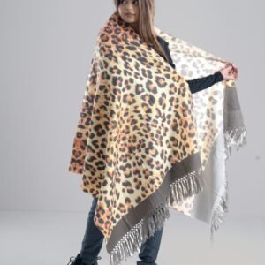 Elegant Digital Print Woolen Shawl-0043