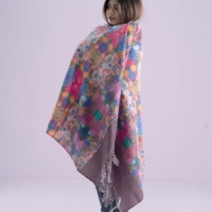 Elegant Digital Print Woolen Shawl-0045