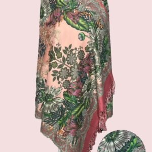 Elegant Digital Print Woolen Shawl-0072